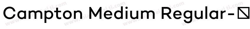 Campton Medium Regular字体转换